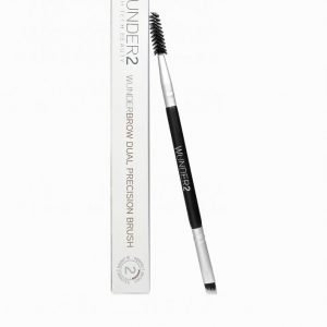 Wunderbrow Dual Precision Brush Kulmakarvasivellin Black