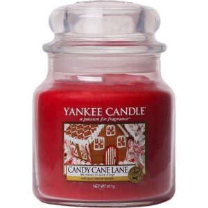 Yankee Candle Candy Cane Lane Medium Jar 411g