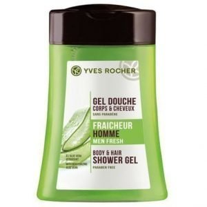 Yves Rocher Homme Suihkusampoo Moisturizing Aloe Vera