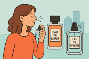 Hajuveden pitkäikäisyys – eau de parfum ja eau de toilette